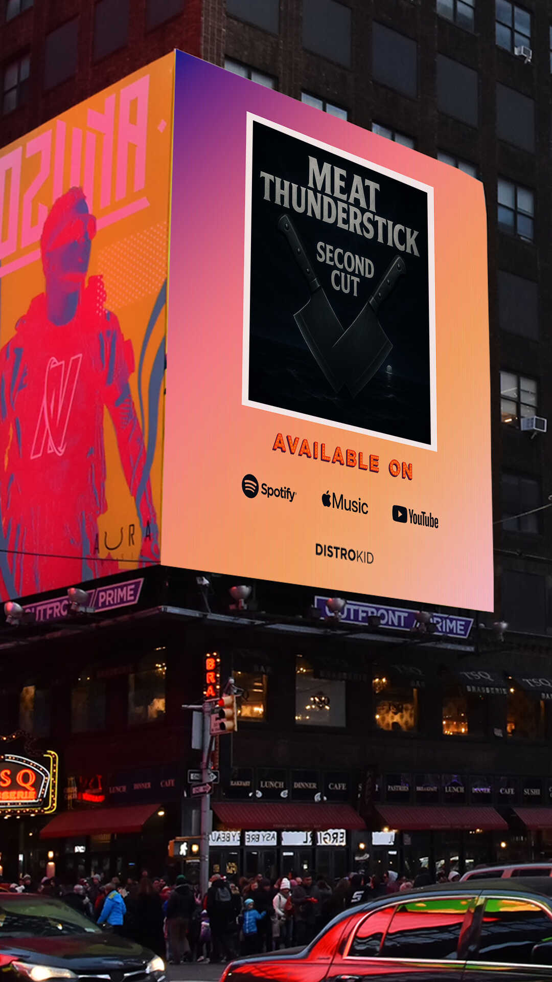Second Cut — Broadway billboard promo